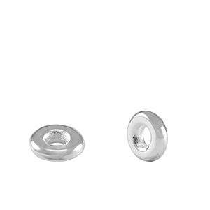 Perle Metall DQ Spacer Ring 6mm Antik silber (Nickelfrei)