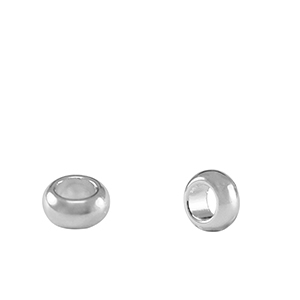 Perle Metall DQ Spacer Ring 5mm Antik silber (Nickelfrei)