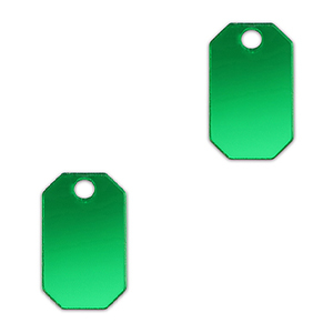 Statement-Anh&auml;nger Octagon Metallic kelly green