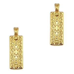 Anh&auml;nger Metall DQ Gold (Nickelfrei)