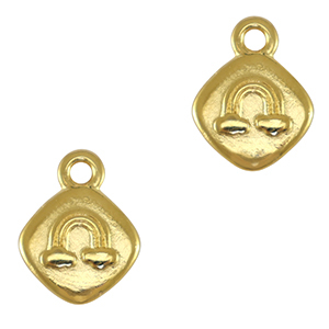 Anh&auml;nger Metall DQ Rainbow Gold (Nickelfrei)