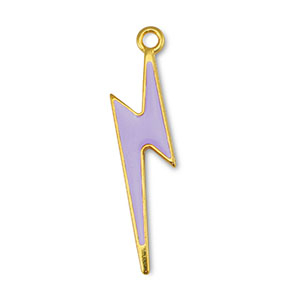 Anh&auml;nger Metall DQ Thunder Lilac-Gold (Nickelfrei)