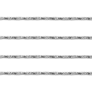 Zubeh&ouml;r aus Stainless Steel - Rostfreiem Stahl Gliederkette Twisted Silver