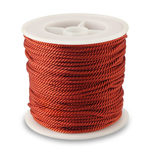 Trendy Kordel 2mm Rust red