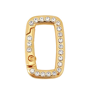 Farbiges Zubeh&ouml;r F&uuml;r Schl&uuml;ssel Anh&auml;nger Rectangle Gold