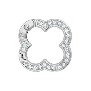 Farbiges Zubeh&ouml;r F&uuml;r Schl&uuml;ssel Anh&auml;nger Flower Silver