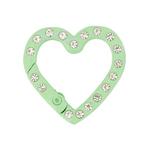 Farbiges Zubeh&ouml;r F&uuml;r Schl&uuml;ssel Anh&auml;nger Heart Mint green