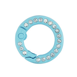 Farbiges Zubeh&ouml;r F&uuml;r Schl&uuml;ssel Anh&auml;nger Ring Light blue