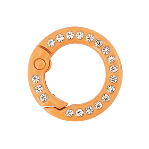 Farbiges Zubeh&ouml;r F&uuml;r Schl&uuml;ssel Anh&auml;nger Ring Orange