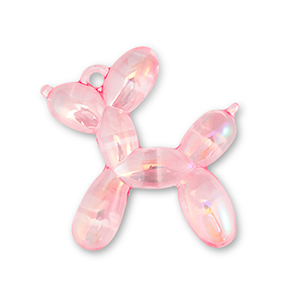 Statement-Anh&auml;nger Balloon Dog Pink-AB coating
