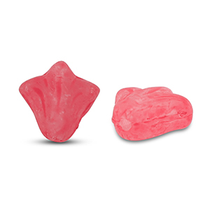 Tschechische Perlen Lily Flower 9x8mm Matt red