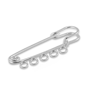 Zubeh&ouml;r Metall Ornamental Pin mit 5 &Ouml;sen Silver