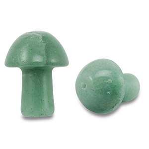 Anh&auml;nger Naturstein Aventurinquarz Mushroom Green