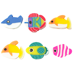 Perlen Polymer Fish Multicolour