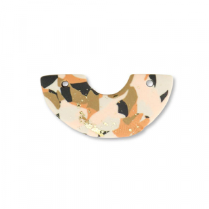 Anh&auml;nger Polymer Arch Brown-pink-white-gold