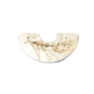 Anh&auml;nger Polymer Arch Off white-beige-gold