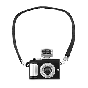 Statement-Anh&auml;nger Photocamera Black-silver