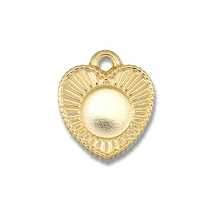 BY31&reg; Anh&auml;nger aus Stainless Steel - Rostfreiem mit Fassung f&uuml;r SS34 Flat Back Gold