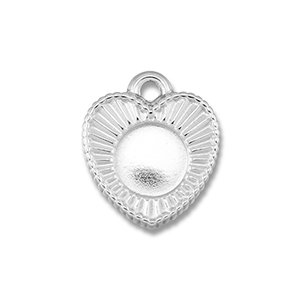 BY31&reg; Anh&auml;nger aus Stainless Steel - Rostfreiem mit Fassung f&uuml;r SS34 Flat Back Silver