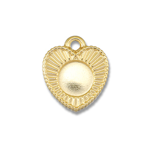 BY31&reg; Anh&auml;nger aus Stainless Steel - Rostfreiem mit Fassung f&uuml;r SS20 Flat Back Gold