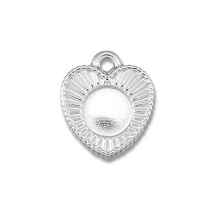 BY31&reg; Anh&auml;nger aus Stainless Steel - Rostfreiem mit Fassung f&uuml;r SS20 Flat Back Silver