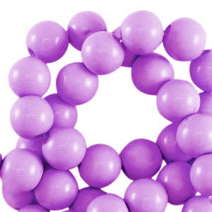 14 mm Perlen aus Acryl shiny Lavender purple