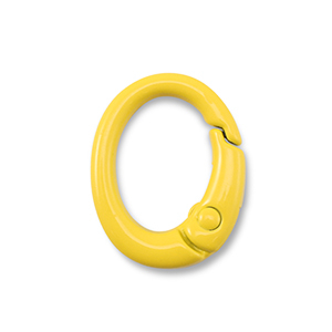 Farbiges Zubeh&ouml;r F&uuml;r Schl&uuml;ssel Anh&auml;nger Oval Yellow