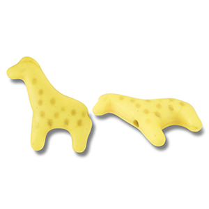 Keramik Perlen Giraffe Yellow