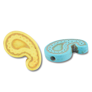 Keramik Perlen Drop Multicolour