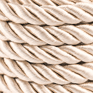 Musthave Kordel Twisted 10mm Beige brown