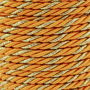 Musthave Kordel Twisted 3mm Orange-gold