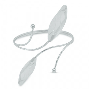 Armcuff&nbsp;Leaf Silver
