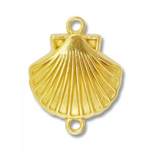 Zwischenst&uuml;ck aus Stainless Steel - Rostfreiem Stahl Shell Gold