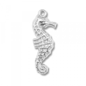 Anh&auml;nger aus Stainless Steel - Rostfreiem Stahl Seahorse Silver