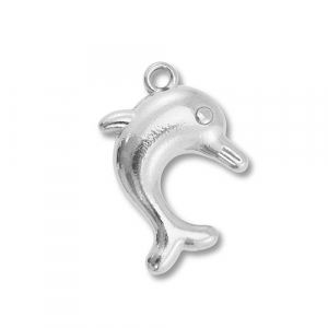 Anh&auml;nger aus Stainless Steel - Rostfreiem Stahl Dolphin Silver
