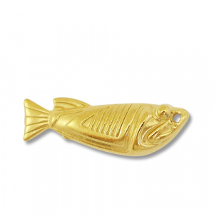 Anh&auml;nger aus Stainless Steel - Rostfreiem Stahl Fish Gold