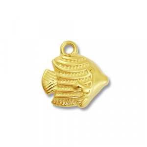 Anh&auml;nger aus Stainless Steel - Rostfreiem Stahl Fish Gold