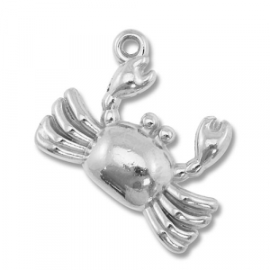 Anh&auml;nger aus Stainless Steel - Rostfreiem Stahl Crab Silver