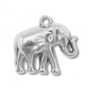 Anh&auml;nger aus Stainless Steel - Rostfreiem Stahl Elephant Silver