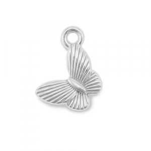 Anh&auml;nger aus Stainless Steel - Rostfreiem Stahl Butterfly Silver