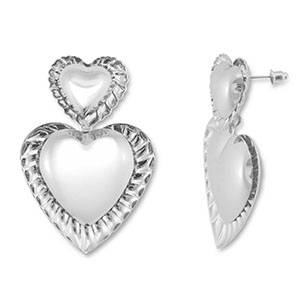 Musthave Ohrringe Heart Silver