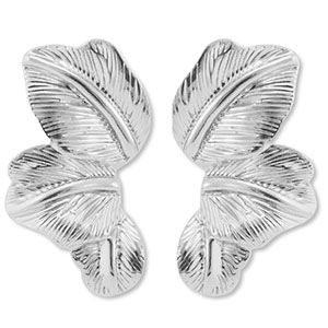 Musthave Ohrringe Leaf Silver