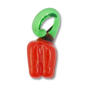 Glas-Anh&auml;nger Bell Pepper Red-green