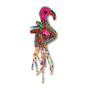 Broschen Flamingo Multicolour