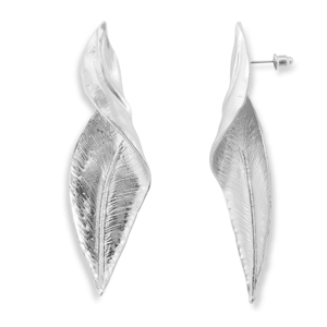 Musthave Ohrringe Leaf Silver