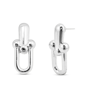 Zubeh&ouml;r Metall DQ Ohrringe Antik silber (Nickelfrei)