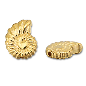 Perle Metall DQ Shell Gold (Nickelfrei)