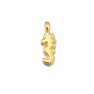 Anh&auml;nger Metall DQ Seahorse Gold (Nickelfrei)
