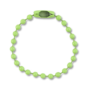 Farbiges Zubeh&ouml;r Ballchain with Clasp Green