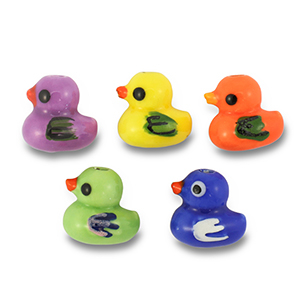 Keramik Perlen Duck Multicolour